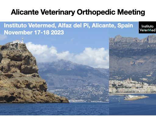 Alicante Veterinary Orthopedic Meeting November 17-18 2023